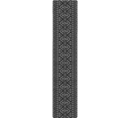 Black And White Navajo Tribal Print Table Runner