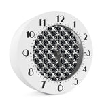 Black And White Octopus Pattern Print Alarm Clock
