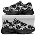Black And White Octopus Pattern Print Black Chunky Shoes