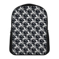 Black And White Octopus Pattern Print Casual Backpack