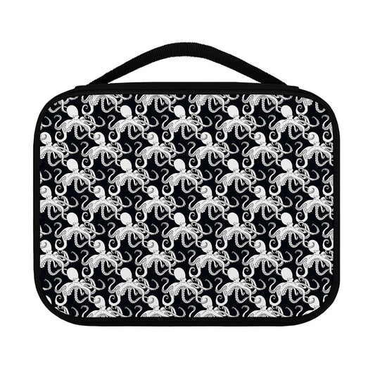 Black And White Octopus Pattern Print Classic Bible Case
