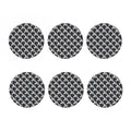 Black And White Octopus Pattern Print Coaster Set