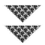 Black And White Octopus Pattern Print Dog Bandana