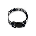 Black And White Octopus Pattern Print Dog Collar