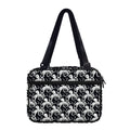 Black And White Octopus Pattern Print Double Strap Bible Bag