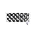 Black And White Octopus Pattern Print Extended Mouse Pad