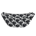 Black And White Octopus Pattern Print Fanny Pack