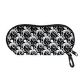 Black And White Octopus Pattern Print Glasses Case