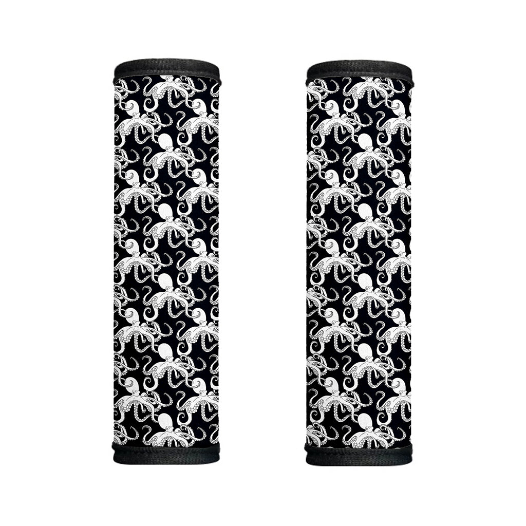 Black And White Octopus Pattern Print Handle Covers