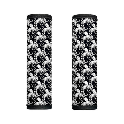 Black And White Octopus Pattern Print Handle Covers