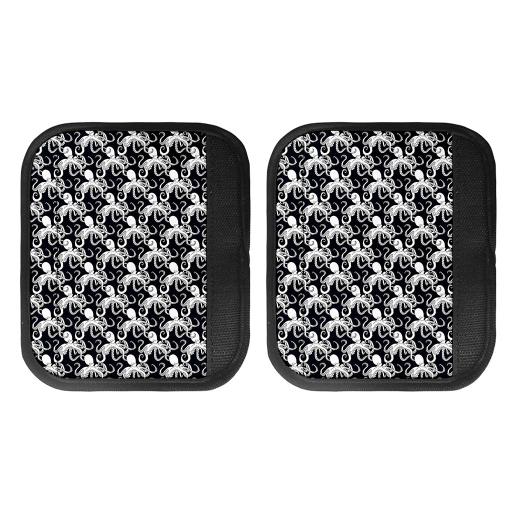 Black And White Octopus Pattern Print Handle Covers
