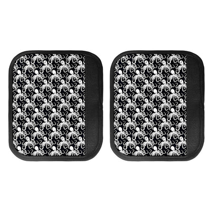 Black And White Octopus Pattern Print Handle Covers