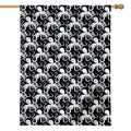 Black And White Octopus Pattern Print House Flag