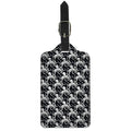 Black And White Octopus Pattern Print Luggage Tag