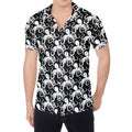Black And White Octopus Pattern Print Men's Shirt