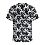 Black And White Octopus Pattern Print Men's Sports T-Shirt