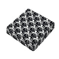 Black And White Octopus Pattern Print Outdoor Seat Cushion Cover