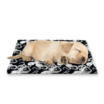 Black And White Octopus Pattern Print Pet Cooling Mat Cover