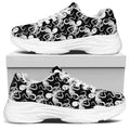 Black And White Octopus Pattern Print White Chunky Shoes