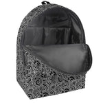 Black And White Octopus Tentacles Print Backpack