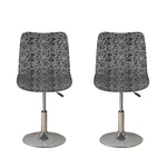 Black And White Octopus Tentacles Print Bar Stool Covers