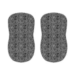 Black And White Octopus Tentacles Print Bar Stool Covers