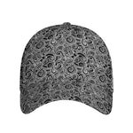 Black And White Octopus Tentacles Print Baseball Cap
