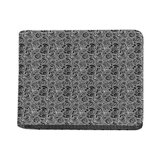 Black And White Octopus Tentacles Print Bifold Wallet