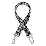 Black And White Octopus Tentacles Print Dog Seat Belt