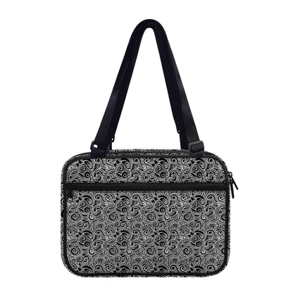 Black And White Octopus Tentacles Print Double Strap Bible Bag