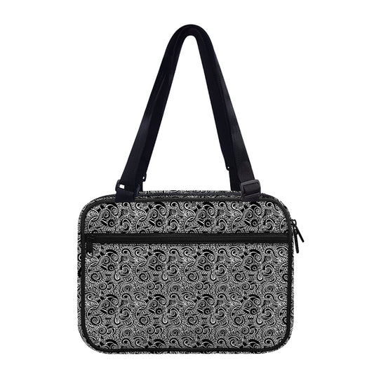 Black And White Octopus Tentacles Print Double Strap Bible Bag