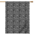 Black And White Octopus Tentacles Print House Flag