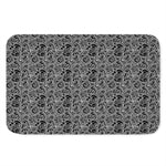 Black And White Octopus Tentacles Print Indoor Door Mat