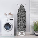 Black And White Octopus Tentacles Print Ironing Board Cover
