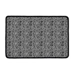 Black And White Octopus Tentacles Print Kitchen Mat