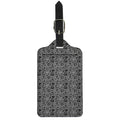 Black And White Octopus Tentacles Print Luggage Tag