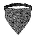 Black And White Octopus Tentacles Print Over The Collar Dog Bandana