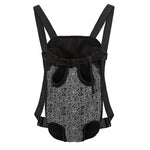 Black And White Octopus Tentacles Print Pet Carrier Backpack