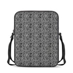 Black And White Octopus Tentacles Print Rectangular Crossbody Bag