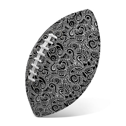 Black And White Octopus Tentacles Print Rugby Ball