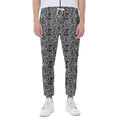 Black And White Octopus Tentacles Print Joggers