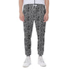 Black And White Octopus Tentacles Print Scuba Joggers