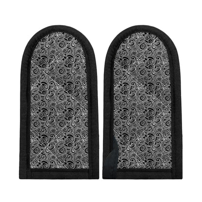 Black And White Octopus Tentacles Print Skillet Handle Cover