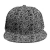 Black And White Octopus Tentacles Print Snapback Cap