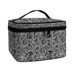 Black And White Octopus Tentacles Print Travel Makeup Bag