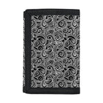 Black And White Octopus Tentacles Print Trifold Wallet