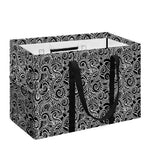 Black And White Octopus Tentacles Print Utility Tote Bag