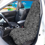 Black And White Octopus Tentacles Print Waterproof Car Seat Cover