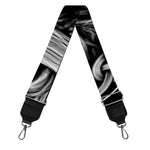 Black And White Odin With Crows Print Bag Strap