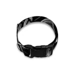 Black And White Odin With Crows Print Dog Collar